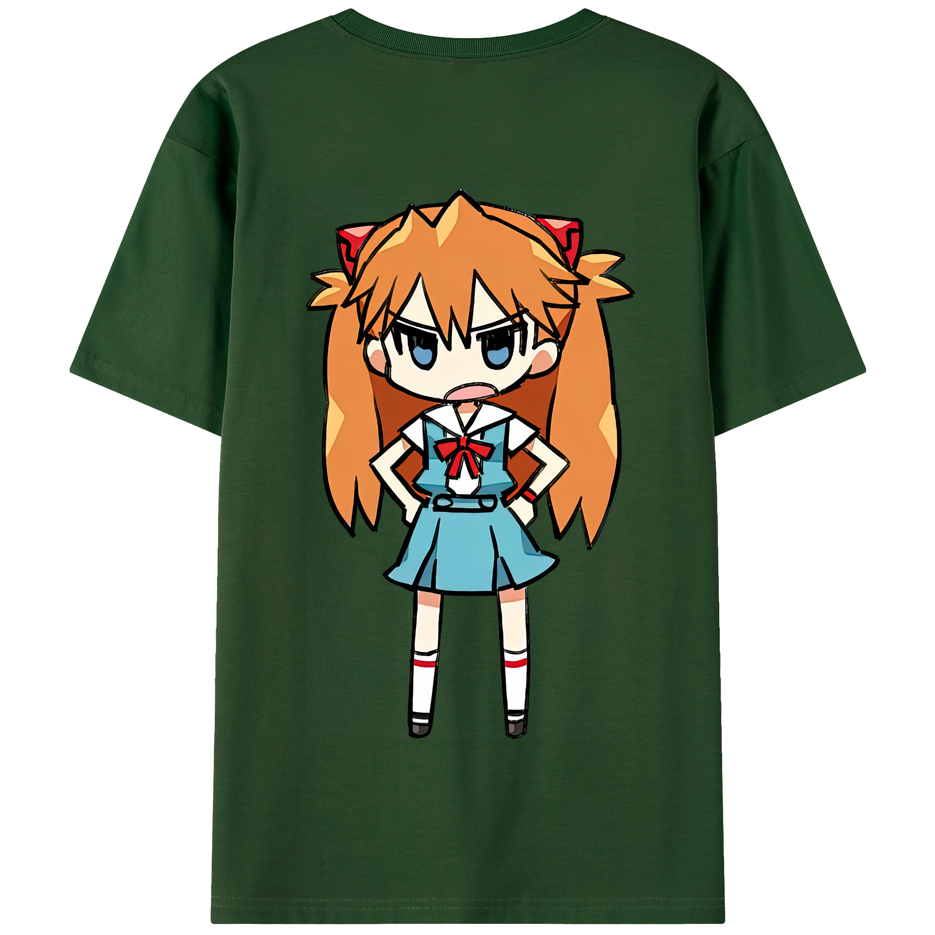 （画像用） EVA 新世紀エヴァンゲリオン 綿100％半袖Tシャツ（背面プリント）